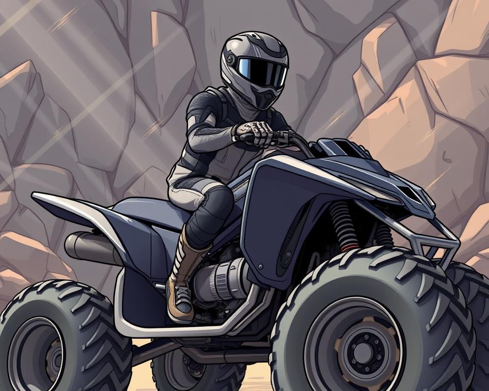 ATV rear seat