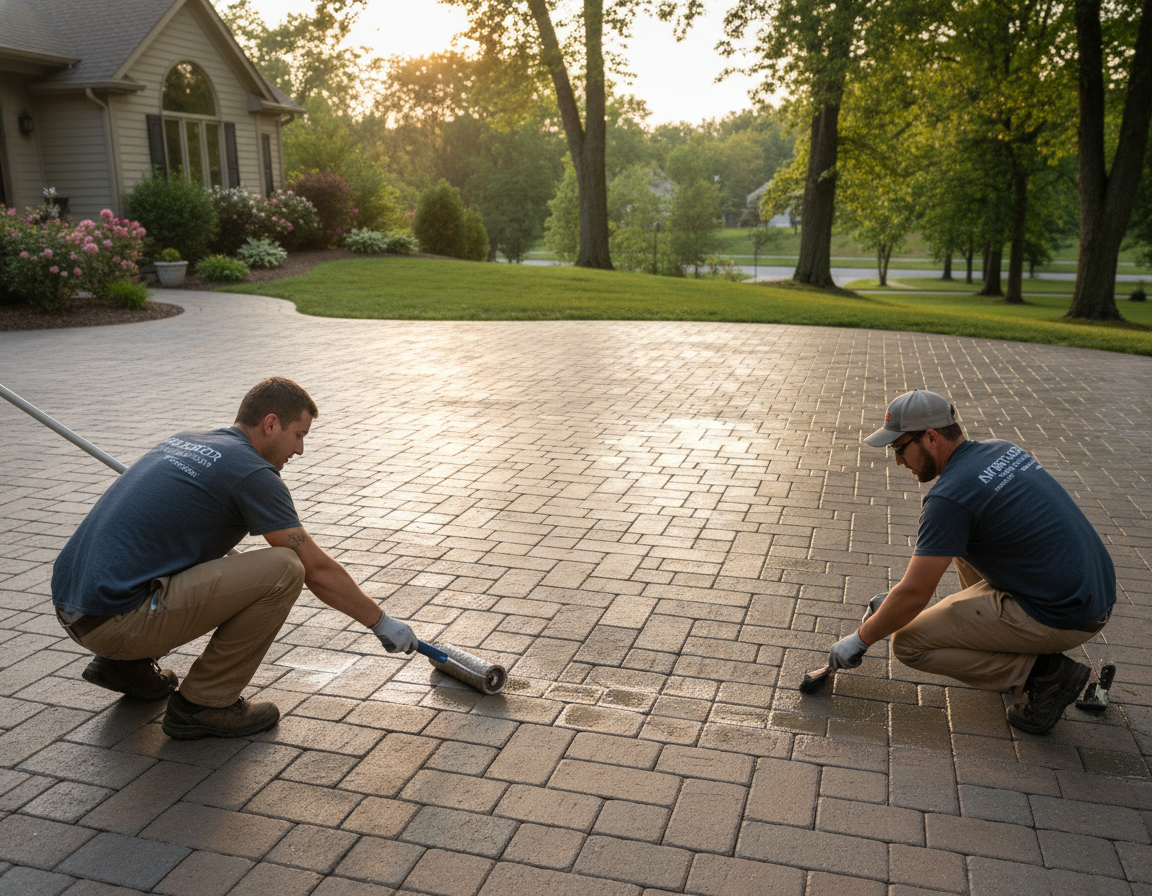 Protect Driveway Pavers In Upper Arlington